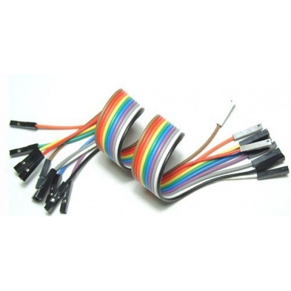 Female/Female Jumper Wires 20cm 10pieces
