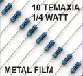 18 K A 1/4W 1% Metal film 10 TEMAXIA